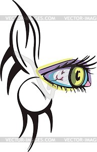 Eye pattern design - vector clipart