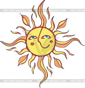 Solar design - vector image