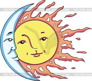 Solar design - vector image