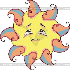 Solar design - vector clipart