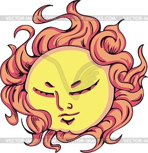 Solar design - vector clipart