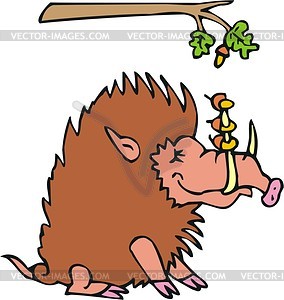 Boar cartoon - vector clipart