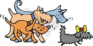 Dog cartoon - vector clipart