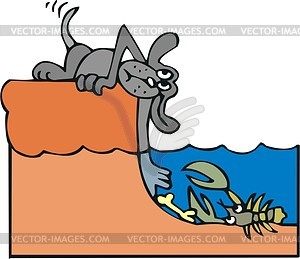 Dog cartoon - vector clipart