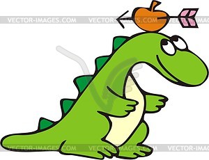 Dragon cartoon - vector clipart