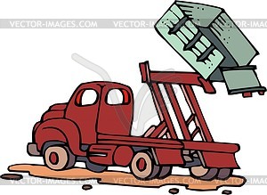 Dump-truck - vector clipart