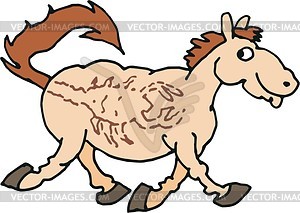 Horse scorpion - vector clipart