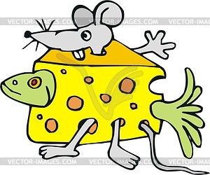Maus Cartoon - Clipart-Bild