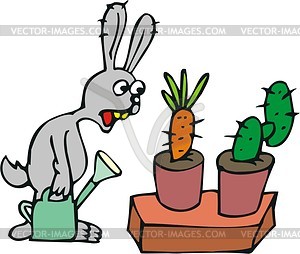 Rabbit cartoon - vector image