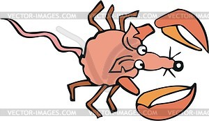 Rat crawfish - vector clipart