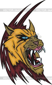 Cougar tattoo - vector image