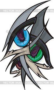 Eyes avatar - vector clipart