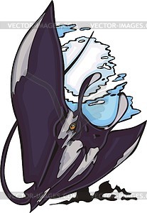 Manta ray - vector clip art