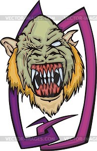 Monster tattoo - vector clipart