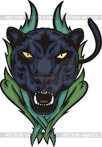 Panther tattoo - vector image