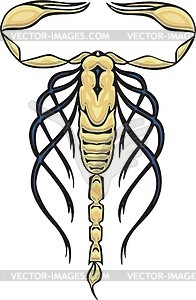 Scorpion tattoo - vector clipart