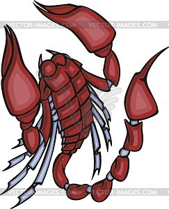 Scorpion tattoo - vector image
