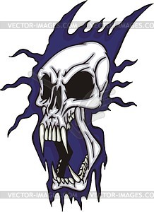 Skull tattoo - vector clip art