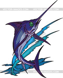 Swordfish - vector clipart / vector image