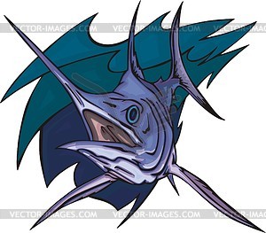 Swordfish - vector image