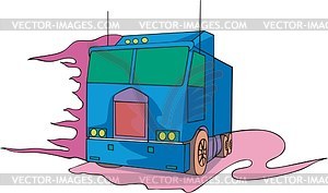 Truck flame - vector clipart