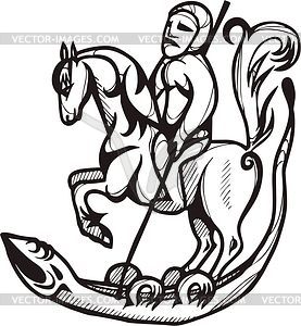 St. George - vector clipart