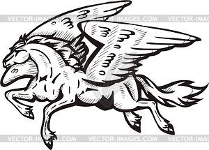 Pegasus - vector EPS clipart