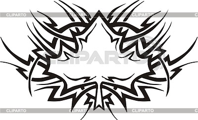 La hoja de arce de la llama | Ilustración vectorial de stock |ID 2017739