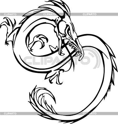 Dragon tattoo | Stock Vector Graphics |ID 2022475