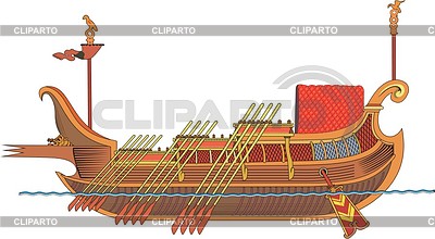 Roman galley | Stock Vector Graphics |ID 2007728