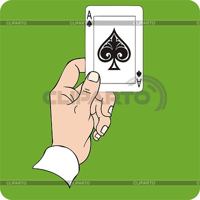 Jugando a las cartas | Ilustración vectorial de stock |ID 2010777