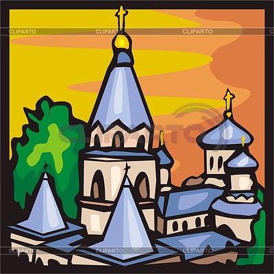 Самара. Покровский Собор. | Векторный клипарт |ID 2003718