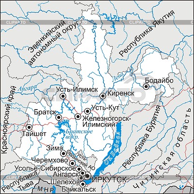 Усть кут карта россии