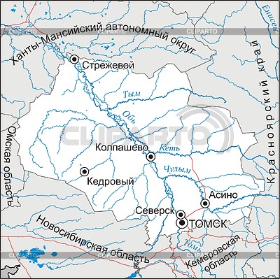 Чулым ачинск карта