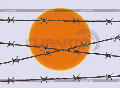 Barbed wire | Stock Vector Graphics |ID 2012070