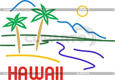 Гавайи | Векторный клипарт |ID 2011383