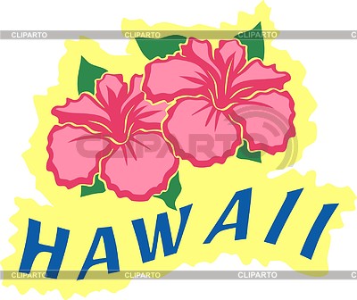 Гавайские цветы | Векторный клипарт |ID 2011392