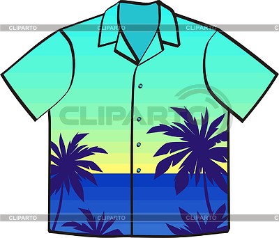 Гавайская рубашка | Векторный клипарт |ID 2011395