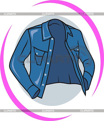 Джинсовая куртка | Векторный клипарт |ID 2006164