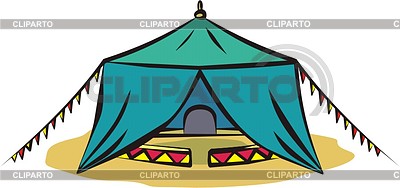 Цирковой шатер | Векторный клипарт |ID 2012515