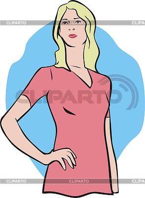 Modelo de moda | Ilustración vectorial de stock |ID 2012958