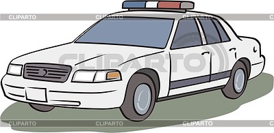 Полицейская машина | Векторный клипарт |ID 2012163