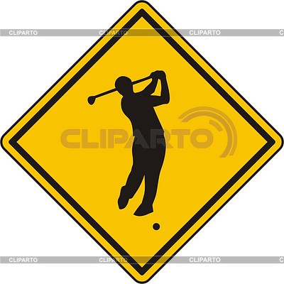 Знак гольф | Векторный клипарт |ID 2015049