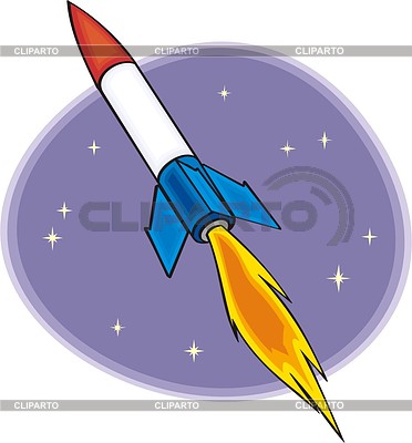 Космическая ракета | Векторный клипарт |ID 2016149