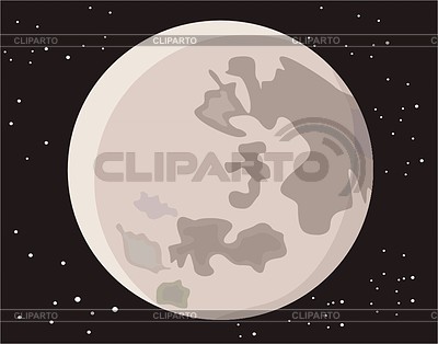 Луна | Векторный клипарт |ID 2011687