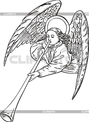 Angel troubadour | Stock Vector Graphics |ID 2011944