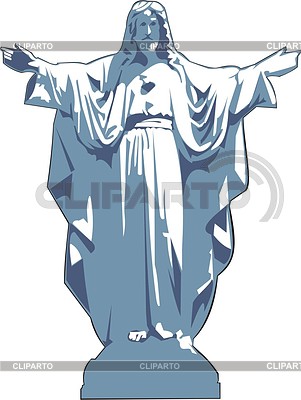 Christ The Savior Statue in Rio de Janeiro | Stock Vector Graphics |ID 2006911