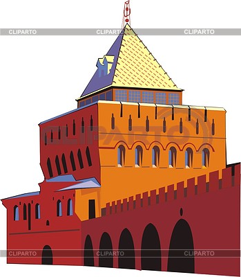 Новгородский кремль | Векторный клипарт |ID 2006316