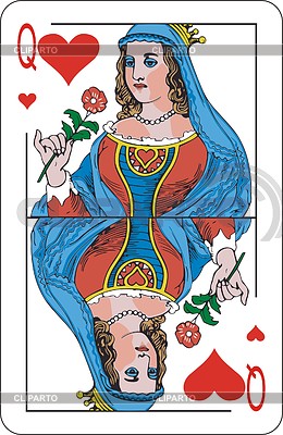 The queen of the hearts | Stock Vector Graphics |ID 2011165