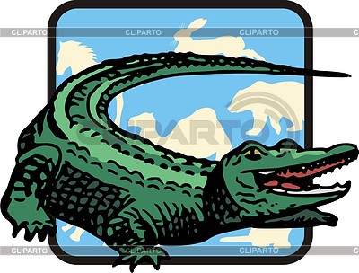 Крокодил | Векторный клипарт |ID 2004403